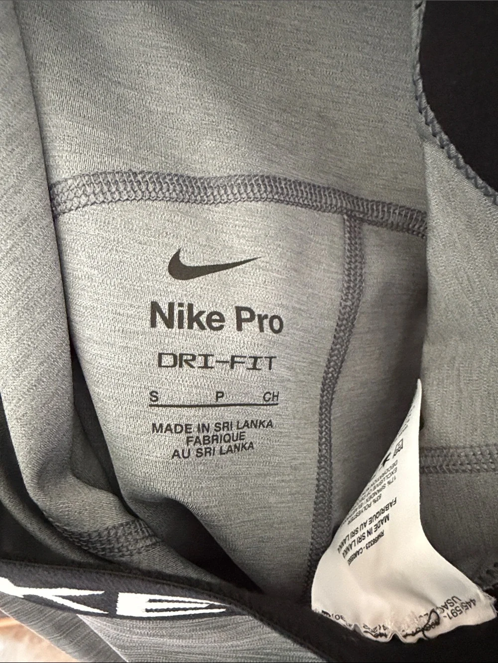 Nike Pro Gray Athletic Shorts with Branded Waistband. Never worn